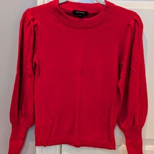 Ann Taylor Bold Red Knit Top